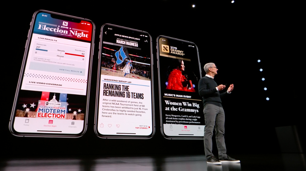 Apple представила обновлённый новостной сервис и виртуальную банковскую карту.