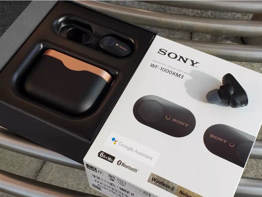 Sony представила новые беспроводные наушники WF-1000XM3.