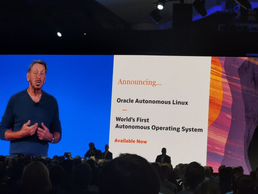 Oracle анонсировала первую в мире автономную операционную систему.