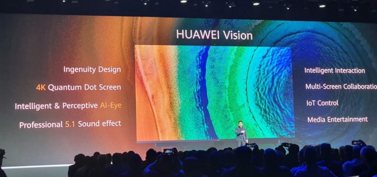 Представлен смарт ТВ Huawei Vision на базе Harmony OS.