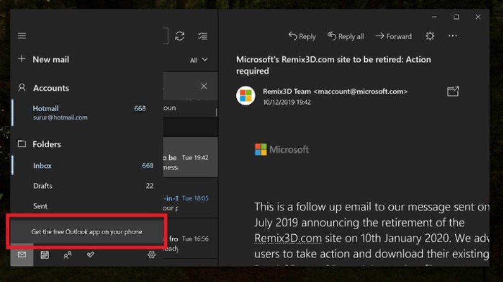 Microsoft начала встраивать неотключаемую рекламу в программах на Windows 10.