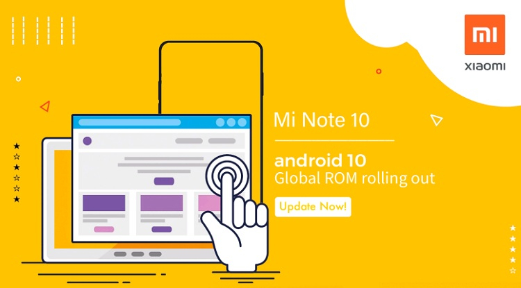 Пользователи Xiaomi Mi Note 10 начали получать обновление до Android 10.