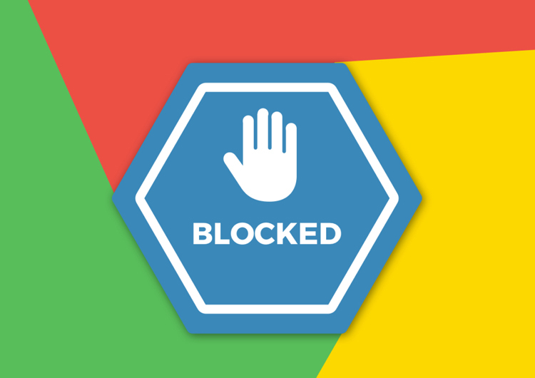В браузере Chrome заработала блокировка от спама.