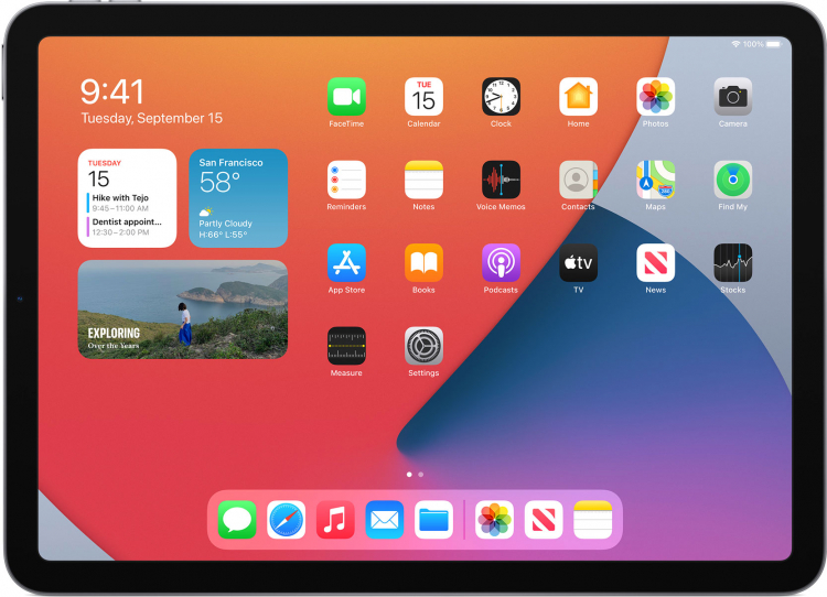 Apple представила 10,9-дюймовый планшет iPad Air 4 с боковым сканером отпечатков пальцев и процессором от iPhone 12.