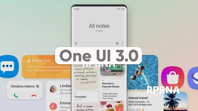One UI 3.0 с Android 11.