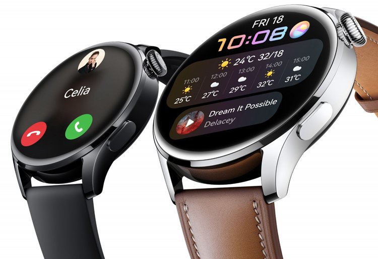 Huawei представила умные часы Watch 3 на HarmonyOS 2: цены и характеристики.