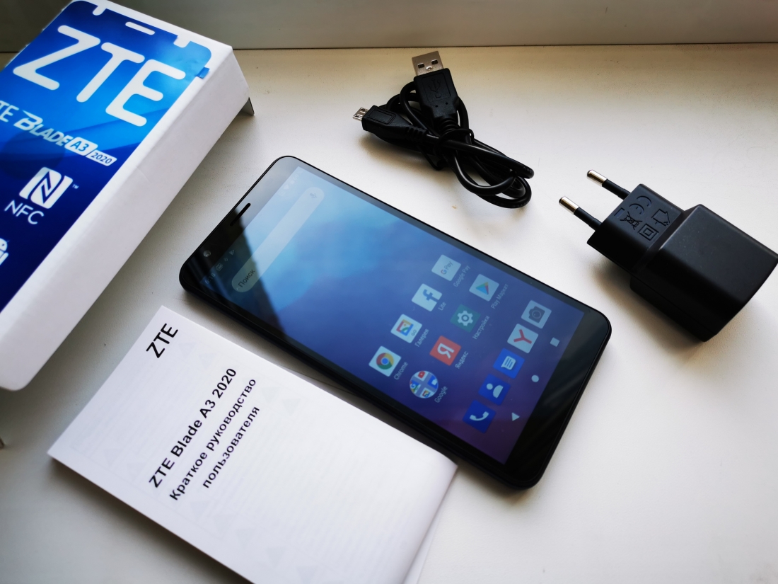 Очень дешёвый телефон с NFC: тест-обзор ZTE Blade A3 2020.