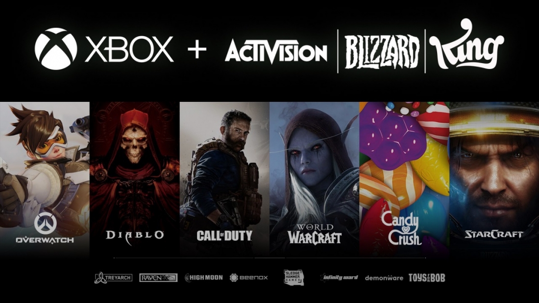 Игра по-крупному: Microsoft покупает разработчика игр Activision Blizzard за $68,7 млрд.