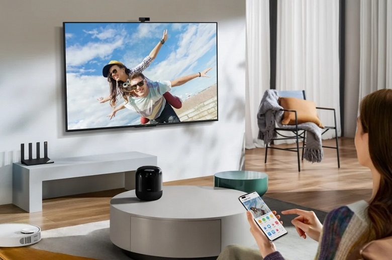 Huawei представила смарт-телевизоры и цветной принтер, работающие на HarmonyOS 3.0.