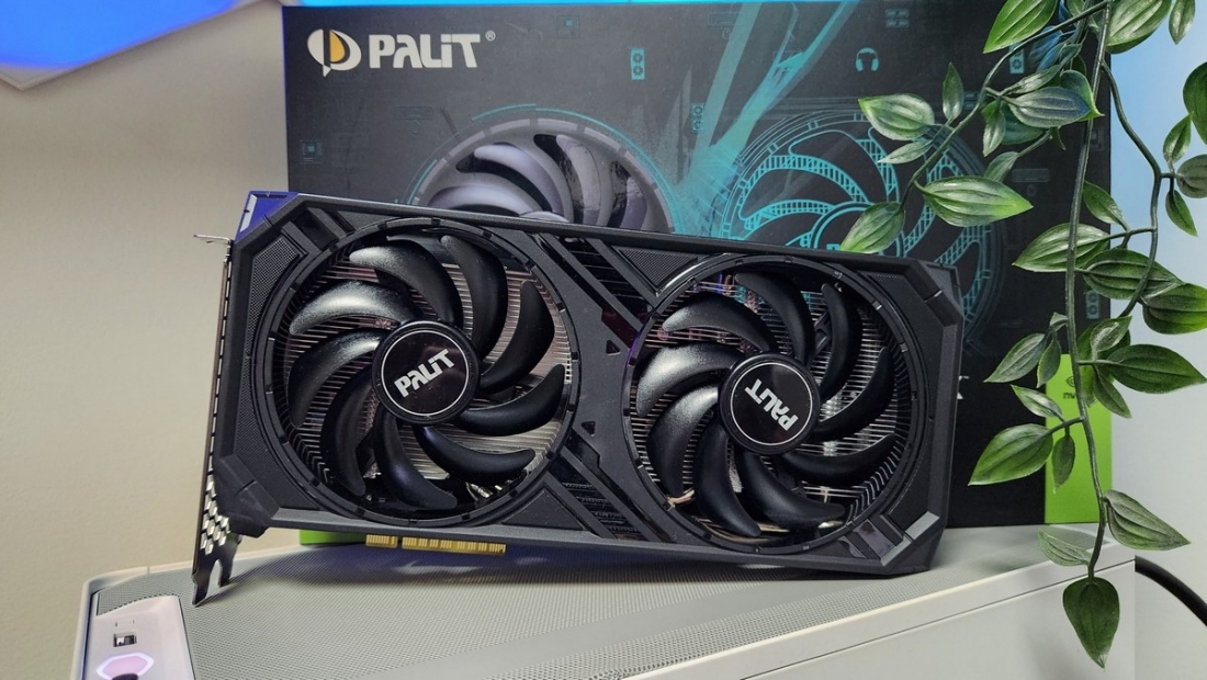 Видеокарта Palit GeForce RTX 4060 Ti Dual V1 8GB.