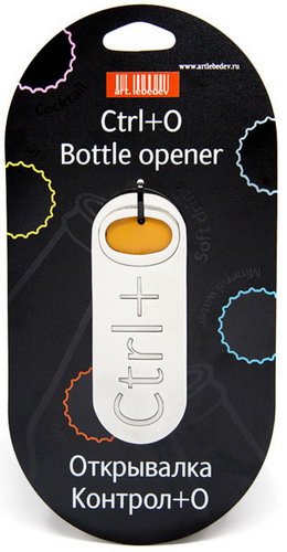 Открывалка для бутылок от студии Лебедева «Контрол+O».