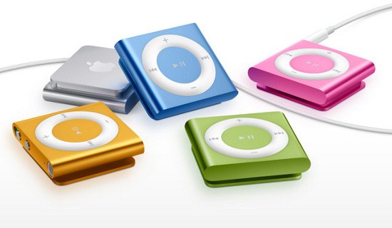 Новое поколение плееров Apple iPod shuffle.