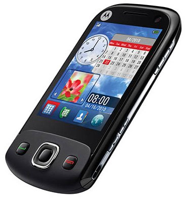 Новый мобильный телефон с сенсорным дисплеем Motorola EX300.