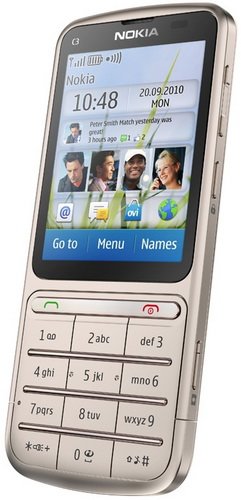 Nokia C3 Touch and Type.