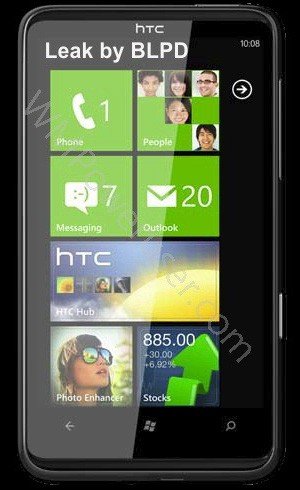 New smartphone HTC HD3.