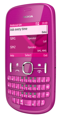 Nokia Asha 200.