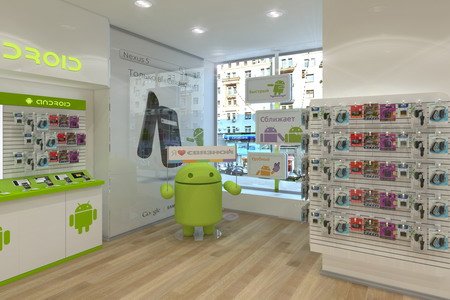 Shop-in-shop Android.
