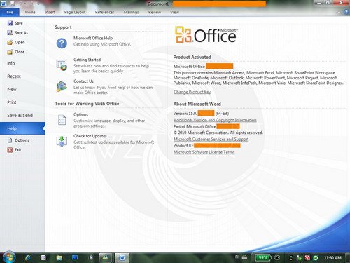 Первые скриншоты программного пакета Microsoft Office 15.